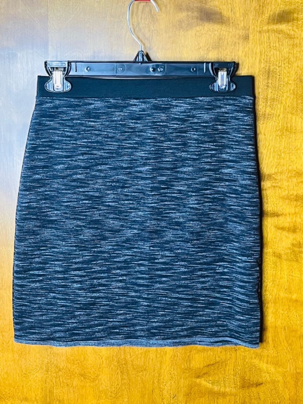 JAM Designs Stretch Mini Skirt Black Gray Athletic Casual Skirt Size S